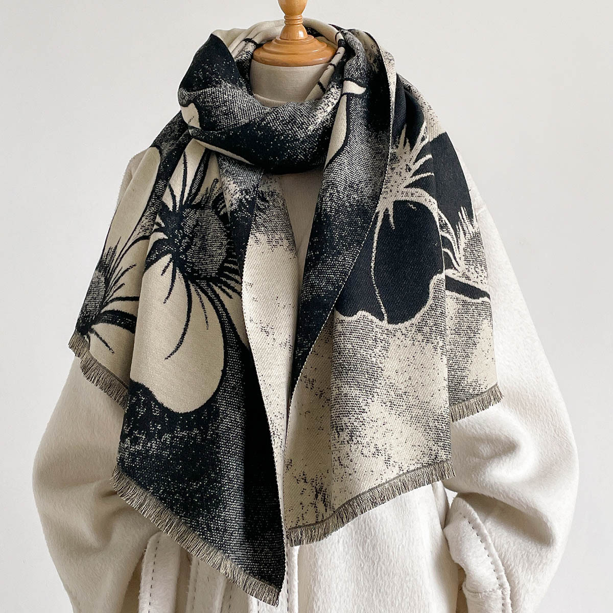 Women Imitation Cashmere Scarf - Pashmina Wrap Large review and price