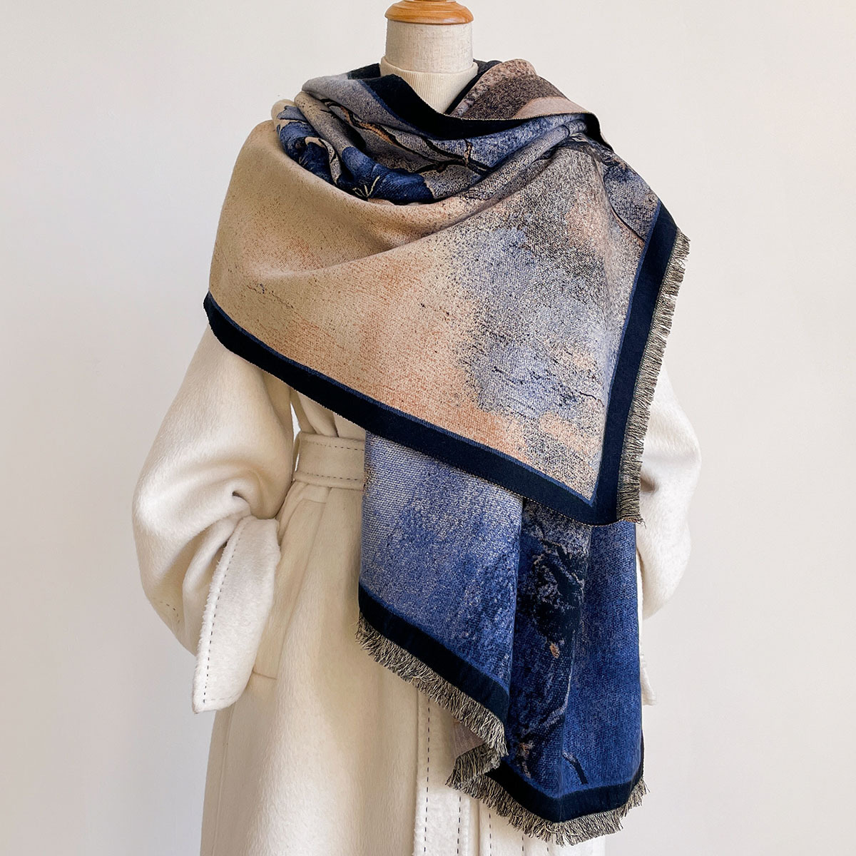 Women Imitation Cashmere Scarf - Pashmina Wrap Large review and price