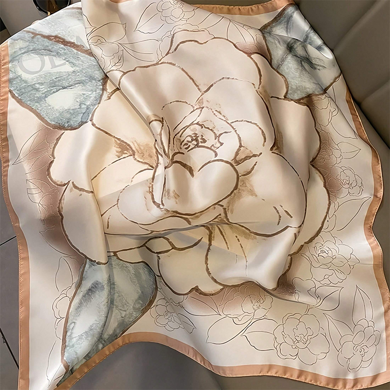 2024 Design Fashion Print Sati - Silk Neck Scarf review and price