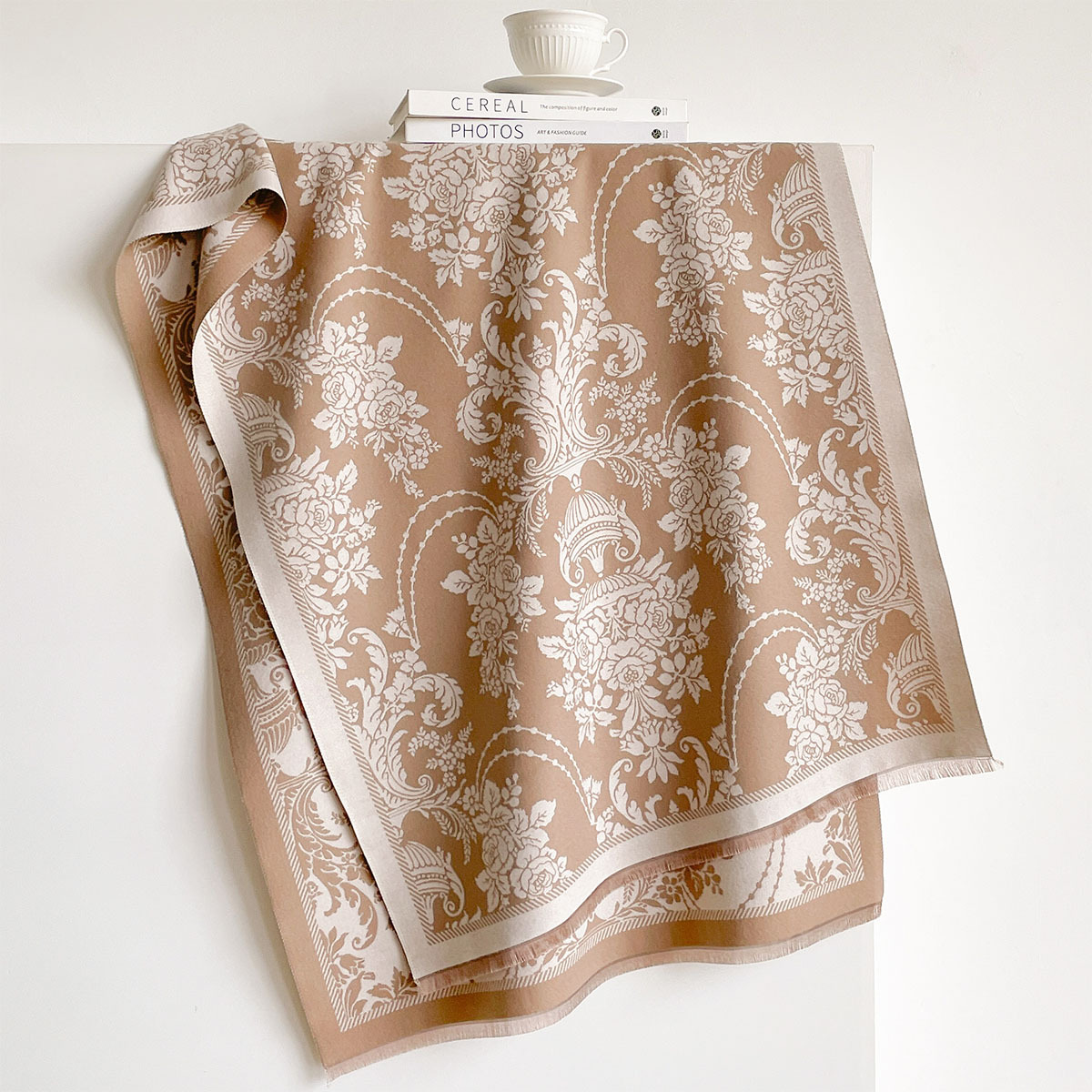 Imitation Cashmere Fringed Sca - Pashmina Wrap Large review and price