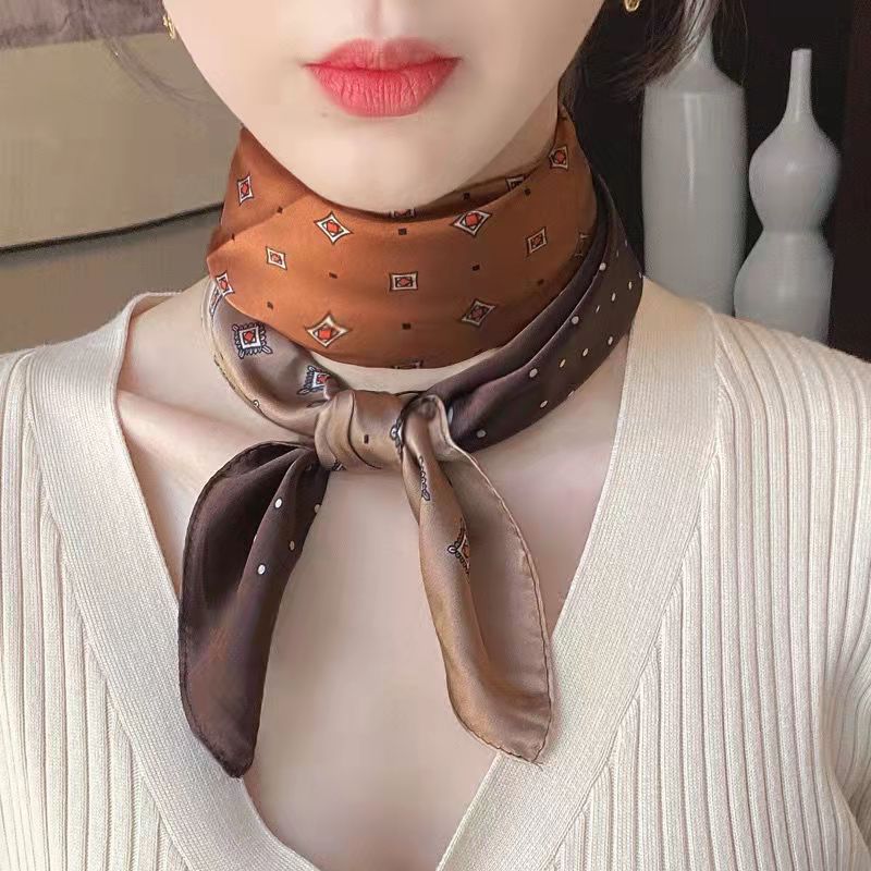 New Fashion Zebra Printed Squa - Silk Neck Scarf review and price
